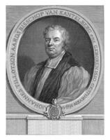 ritratto di John Tilotson, Giacobbe Houbreken, dopo fritto inginocchiatoio, 1708 - 1766 foto