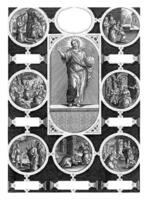 Sette spirituale lavori di misericordia, theodoor galle attribuito a, 1581 - 1633 foto