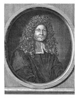 ritratto di chirurgo filippino verheyen, jan battezzatore Berterham, 1696 - 1721 foto