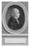 ritratto di Giacobbe Abramo uitenhage de nebbia, reinier vinkeles io, 1786 - 1809 foto