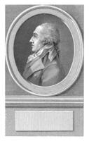 ritratto di cristiano brunings, reinier vinkeles io, 1786 - 1809 foto