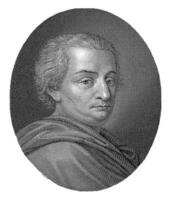 ritratto di filosofo e politico cesare Beccaria, giuseppe benaglia, dopo giuseppe bossi, 1806 - 1830 foto