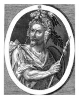 ettore di Troy come uno di il nove eroi, William di passare, 1621 - 1636 foto