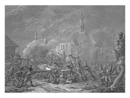 battaglia di Bergen nel il guerra contro il russi e il inglese su settembre 19, 1799 foto