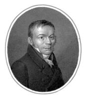 ritratto di izaak riwert Schmidt, filippo Velijn, dopo izaak Schoumann, 1826 - 1828 foto