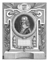 portret furgone francois de l'ospedale, johannes valdor ii, 1649 foto