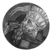 monaco come carnevale Principe, Giacobbe Gola, dopo corniola Dusart, 1693 - 1700 foto
