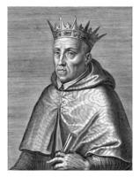 ritratto di re cardinale Henry io di Portogallo, corniola galle io, 1621 foto