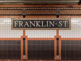 Franklin strada stazione - nuovo York foto