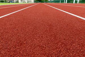 rosso routine a il stadio foto