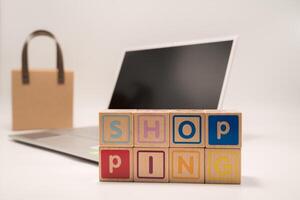 concetto di shopping online foto