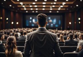 ai generato attività commerciale capo indirizzamento conferenza pubblico foto