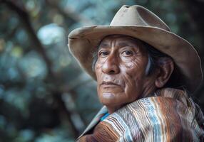 ai generato internazionale giorno di il del mondo indigeno persone foto