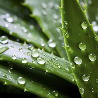 ai generato aloe Vera fiore foto