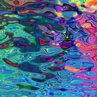 ai generato colorfull acqua riflessione foto