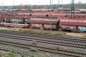 grande Ferrovia nolo stazione nel Germania foto