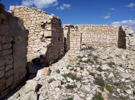 vecchio case e strade nel Arabia arabia e meraviglioso monumenti nel Arabia arabia foto