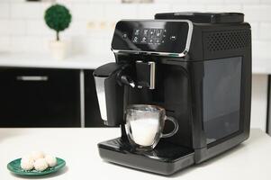 cappuccino e caffè espresso caffè macchina foto