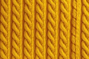 ai generato luminosa giallo maglione sfondo. creare ai foto