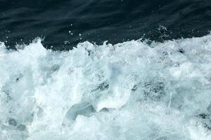 oceano onda e acqua gocce per sfondo. foto