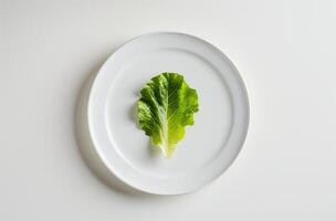 ai generato minimalista salutare mangiare concetto foto