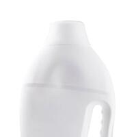 bianca detergente bottiglia per confezione isolato su bianca sfondo foto