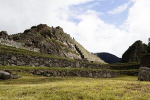 machu piccù, Perù, 2015 - inca pietra muri Sud America foto