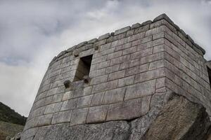 machu piccù, Perù, 2015 - inca pietra lavori Sud America finestra foto