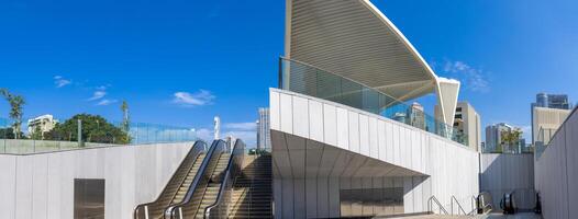 arlozorov treno stazione nel tel aviv vicino finanziario centro e attività commerciale quartiere foto