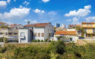 Israele, tel aviv storico centro neve tzedek con arte gallerie e ristoranti foto