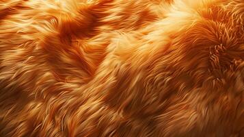 ai generato un' leggero arancia cerbiatto colore pelliccia foto