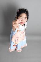piccola ragazza asiatica foto
