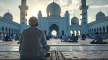 ai generato tradizioni Ramadan digiuno concetto foto