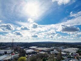 aereo Visualizza di centrale watford città di Inghilterra UK. marzo 3°, 2024 foto