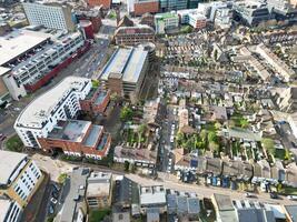 alto angolo metraggio di centrale watford città di Inghilterra unito regno. marzo 3°, 2024 foto