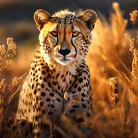 africano selvaggio ghepardo foto
