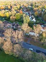 aereo Visualizza di centrale letchworth giardino città di Inghilterra unito regno. novembre 11, 2023 foto