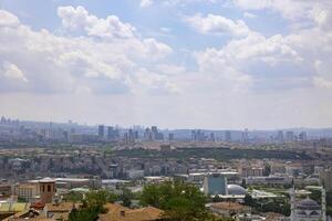 Anitkabir e paesaggio urbano di ankara a partire dal ankara castello foto