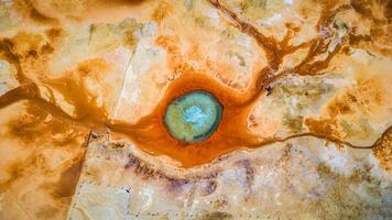 grande primavera prismatica nel parco nazionale di yellowstone foto