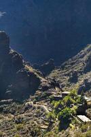 maschera villaggio nel Spagna, popolare turista destinazione maschera villaggio di tenerife foto