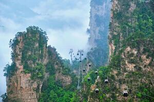 zhangjiajie montagne, Cina foto