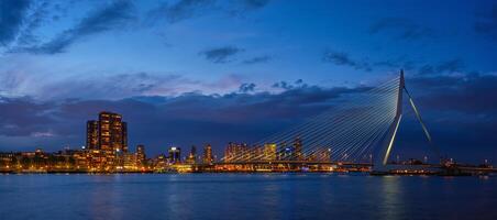 erasmus ponte, Rotterdam, Olanda foto