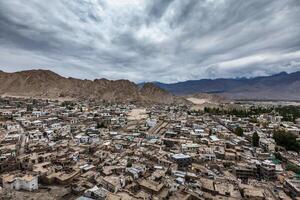 Visualizza di leh. ladakh, India foto