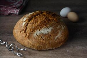 delizioso fatti in casa appena al forno crusca pane 9 foto