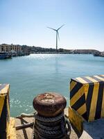 vento turbine azienda agricola nel taiwan. foto