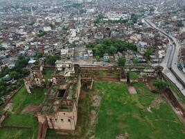 aereo Visualizza di storico forte a sheikhupura foto