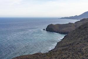 Visualizza a partire dal mirador amatista nel cabo de gata nel almeria nel Spagna foto