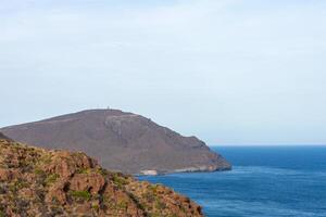 Visualizza a partire dal mirador amatista nel cabo de gata nel almeria nel Spagna foto