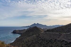 Visualizza a partire dal mirador amatista nel cabo de gata nel almeria nel Spagna foto