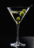 ai generato cocktail Martini alcool foto